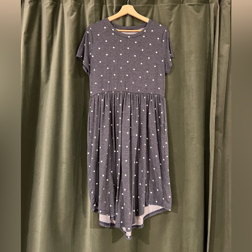Comfy tshirt dress with high-low hem | L
